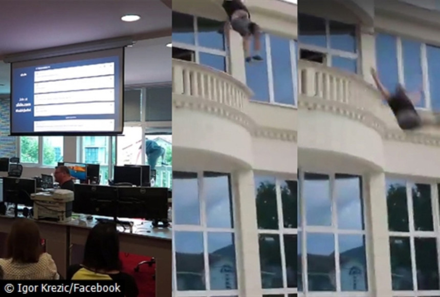 Бизнисмен скочио с балкона