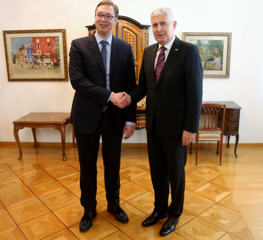 Čović i Vučić o saradnji