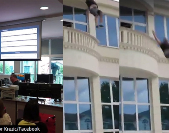 Biznismen skočio s balkona