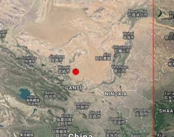 Zemljotres od pet stepeni u Kini. 