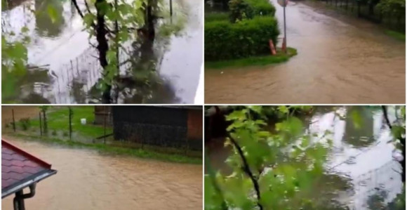 Izlili se potoci, voda ušla u kuće