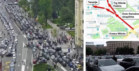 Beograd: Šest sati blokade