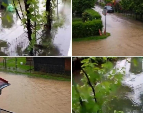 Izlili se potoci, voda ušla u kuće