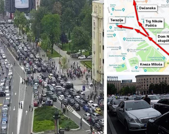 Beograd: Šest sati blokade
