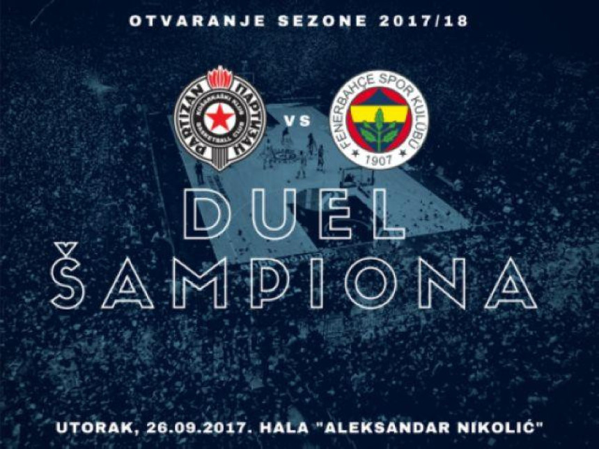 Fenerbahče gostuje Partizanu 26. septembra!
