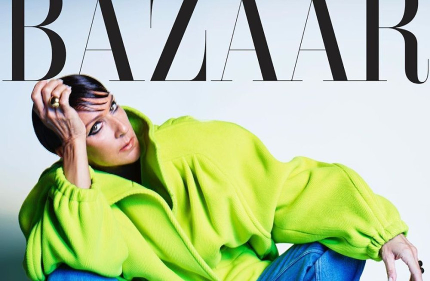 Selin Dion i nova frizura za Harpers