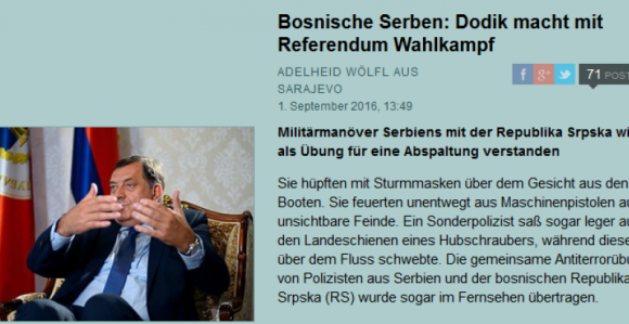 "Bankrot, zato Dodik igra na kartu etnonacionalizma"