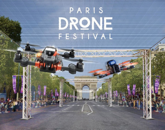 Festival i takmičenje dronova na Šanzelizeu