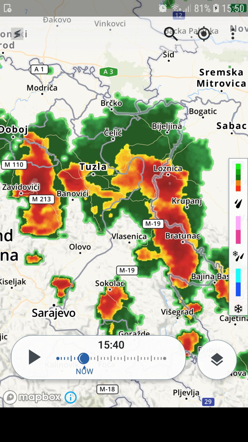 Nevrijeme u okolini Bijeljine