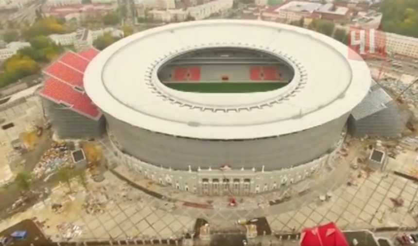 Video: Rusi su čudo - tribina van stadiona?!