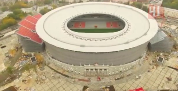 Video: Rusi su čudo - tribina van stadiona?!