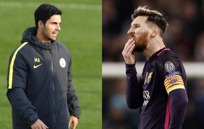 Nije Aguero, niti Fernandinjo - Arteta je taj: Mesi, idi u svlačionicu, budalo!
