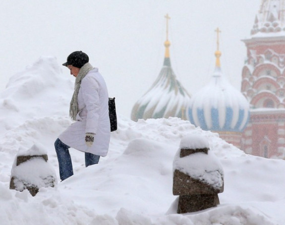 Рекордна висина снијега у Москви