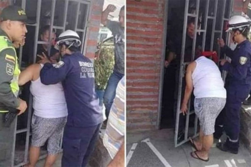 Špijunirala, pa se zaglavila...