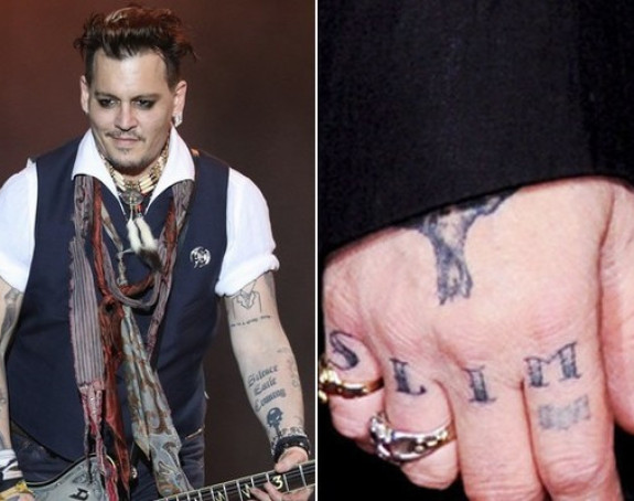 Џони Деп преправио тетоважу посвећену Амбер