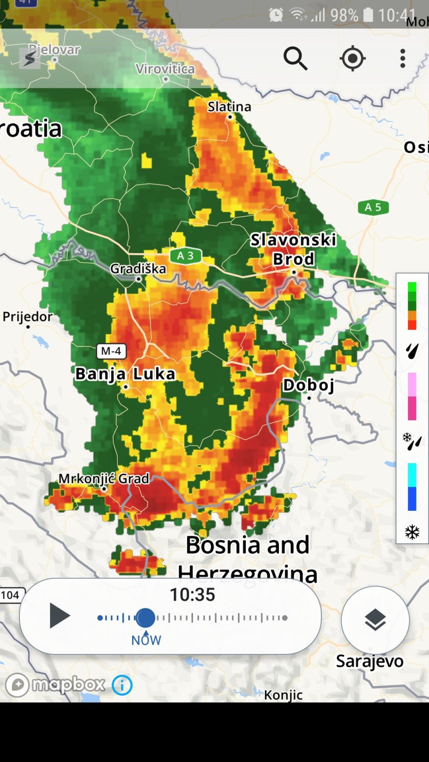 Jako nevrijeme u više gradova RS