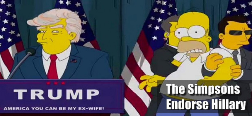 Za koga će glasati Simpsonovi?