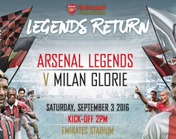Video: Kanu i Vijeri kao nekad, Arsenal dobio Milan sa 4:2!