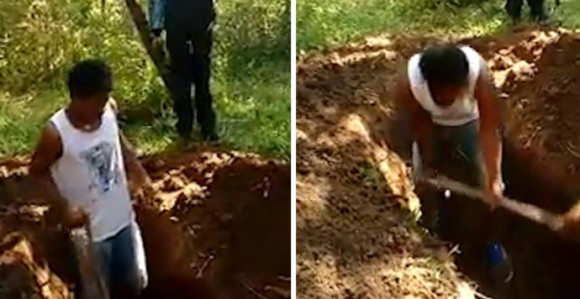 Natjerali ih da kopaju sebi grob