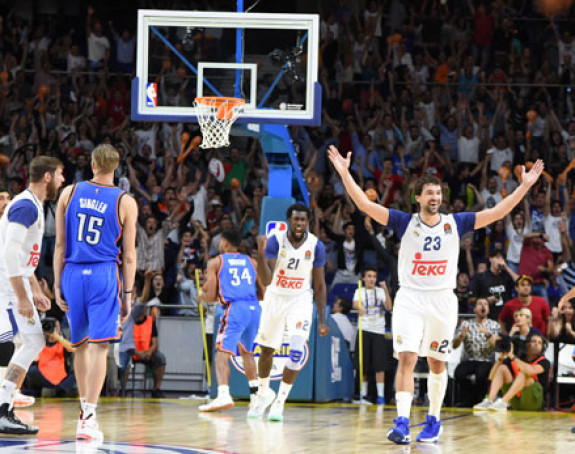 Video: Svemirski basket u Madridu, Real pobijedio Oklahomu!