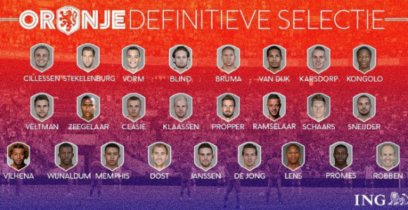 SP - Spisak Holanđana: Vratio se Roben!