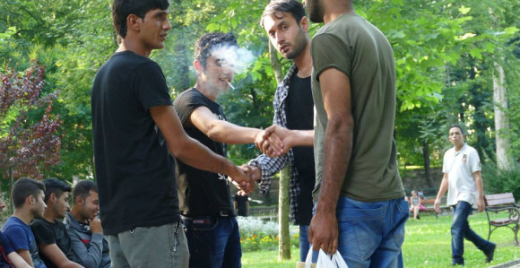 Uhapšeni migranti u Velikoj Kladuši