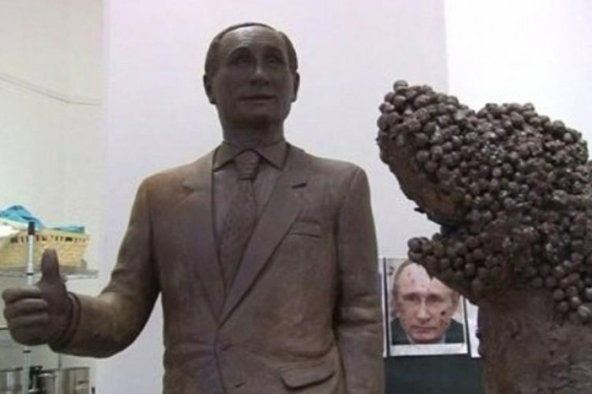 Чоколадна биста Владимира Путина