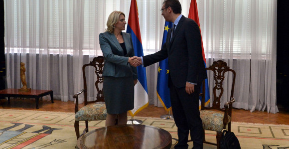 Željka Cvijanović danas kod Vučića