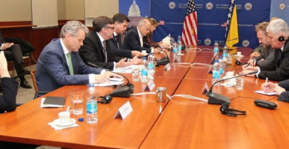 Palmer sa Čovićem i Izetbegovićem o izborima u MO