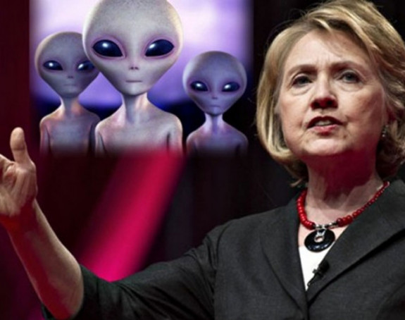 Klintonova obećala istinu o vanzemaljcima