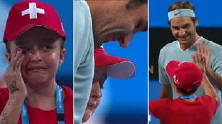 Видео: Упознала сам Федерера, како да не заплачем!