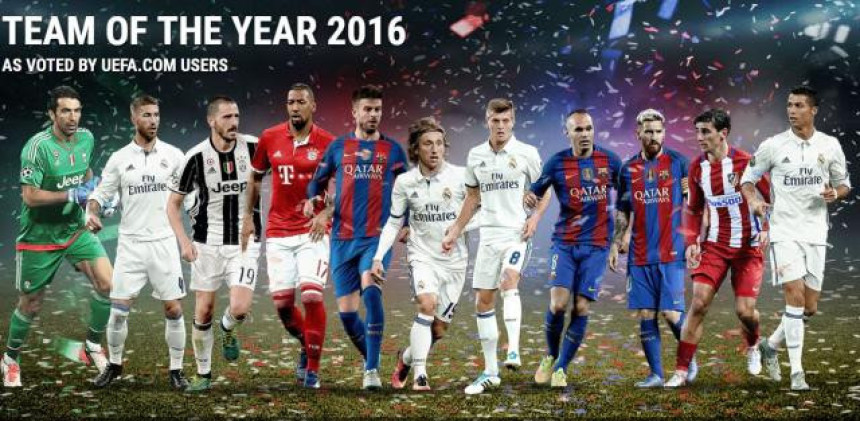 Tim godine LŠ: Ramos popularniji od Ronalda i Mesija!