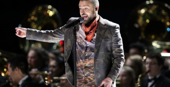 Spektakl Džastina Timberlejka na 52. Superboulu