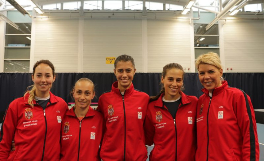 Fed kup: Teniserke Srbije spremne za meč sa Gruzijom