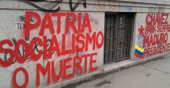 N. Sad: Grafiti podrške Maduru