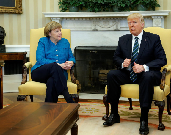 Angela Merkel u posjeti Trampu