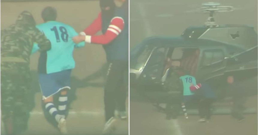 Видео: Фудбалер киднапован током утакмице!