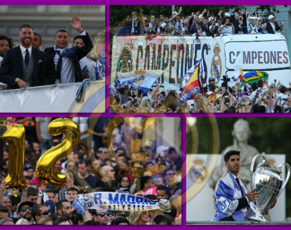 Video: Madrid dočekao šampione Evrope!