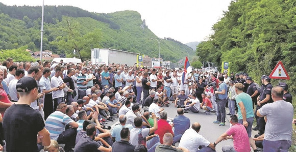 Malinari prekinuli protest