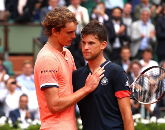 RG: Zverev nemoćan, Tim prvi polufinalista!