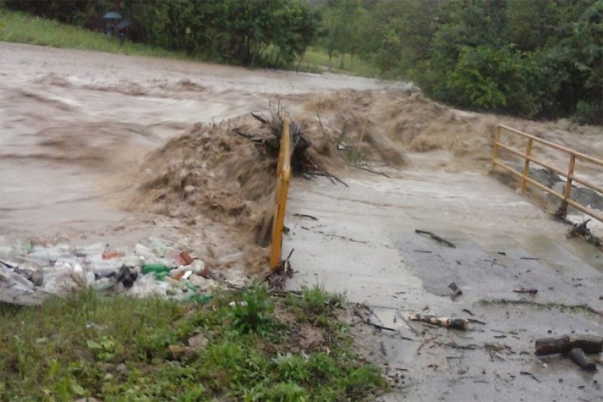 Banjaluka: Kiša napravila štetu 