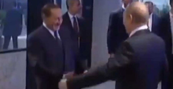 Putin srdačno sa Berluskonijem