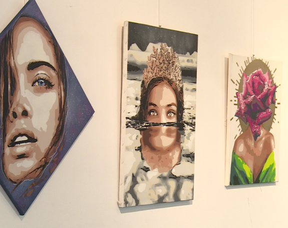 Marijina stensil art umjetnost