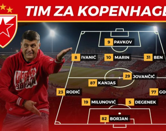 LŠ: Zvezda - tim za Kopenhagen: Hej, Pavkov!