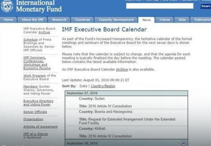 ММФ заказао термин за одобравање кредита