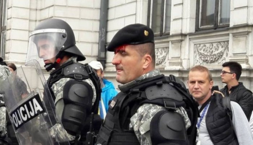 Инциденти на протесту бораца
