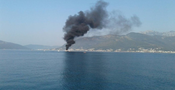 Crna Gora: Izbio požar na jahti u Tivatskom zalivu