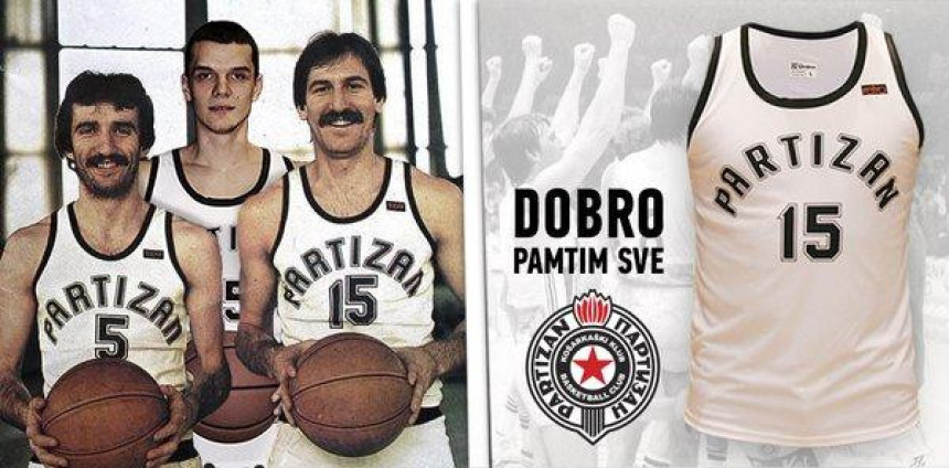 КК Партизан: У продаји ретро дрес из 1976. године!