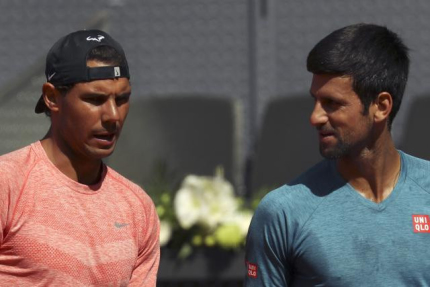Ne baš srdačan susret Đokovića i Nadala u Madridu!