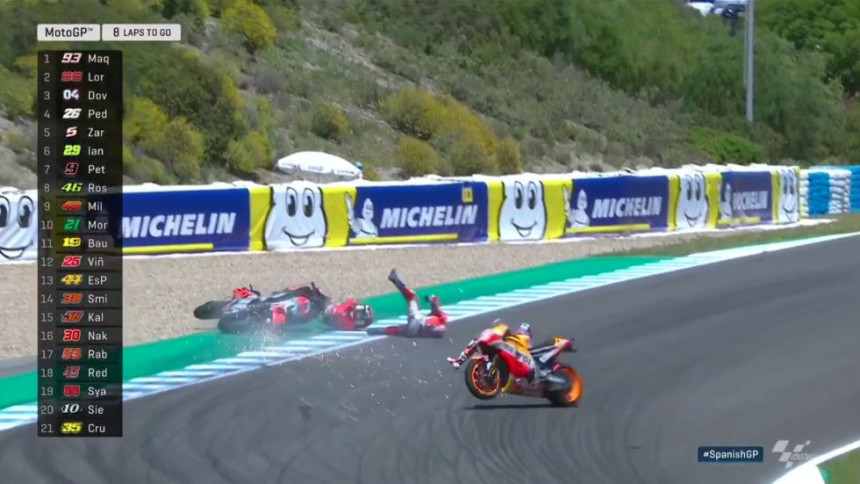 Moto GP: Veliki incident u Heresu!